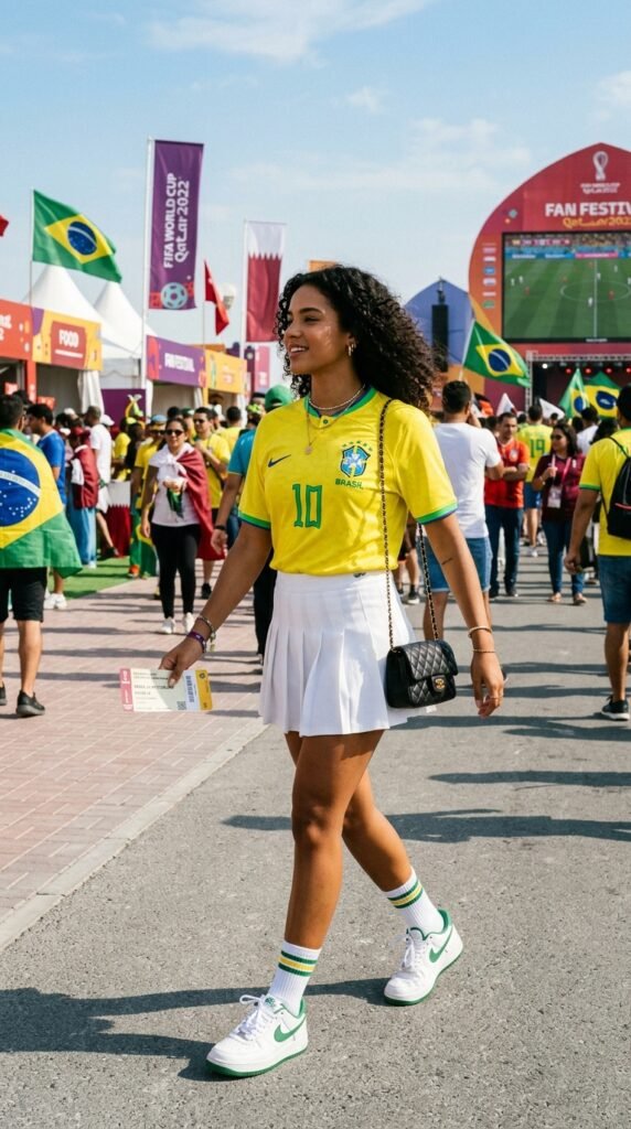 Woman_wearing_Brazil_jersey Woman_wearing_Brazil_jersey