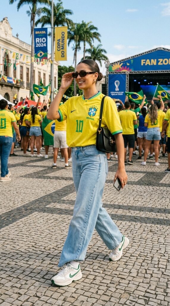 Woman_wearing_Brazil_jersey Woman_wearing_Brazil_jersey