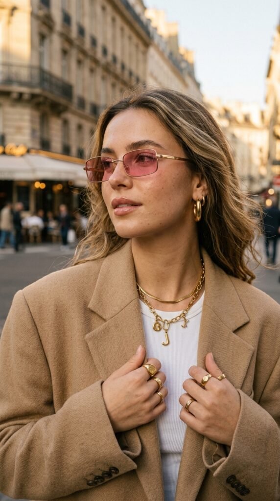 Influencer_wearing_pink_sunglasses_202606061604 tinted sunglasses