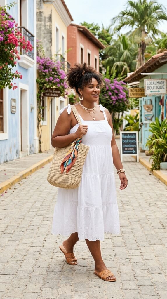 Influencer_wearing_summer_dress_…_202606041530 white_boho_dress
