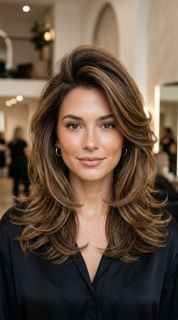 Medium_ layered haircut Medium_ layered haircut