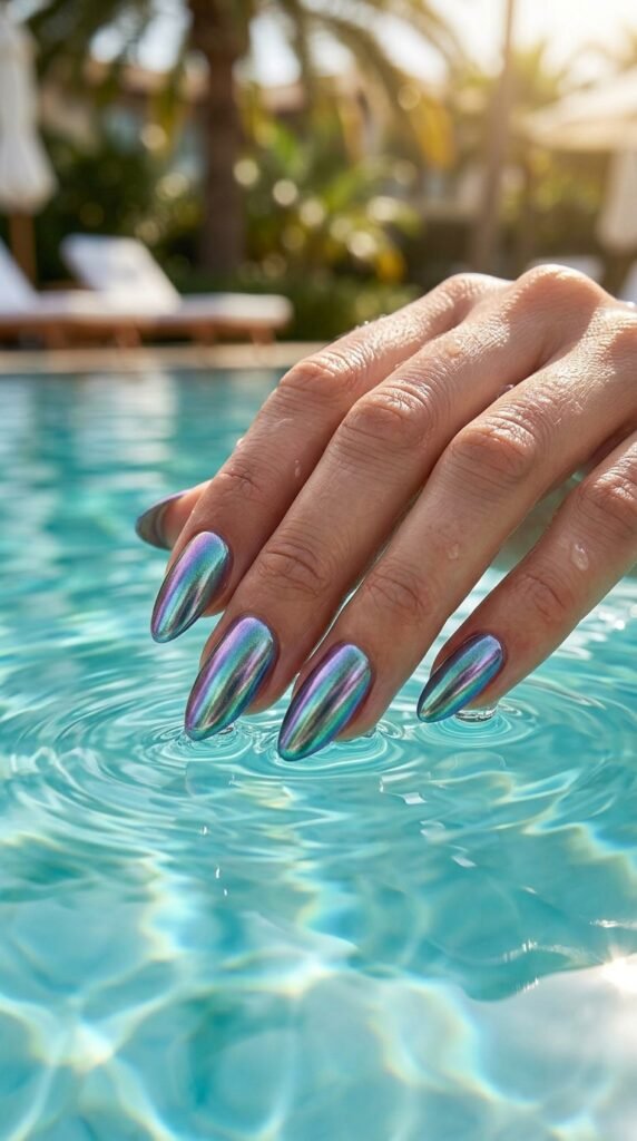 Mermaid_chrome_nails_ Mermaid_chrome_nails_