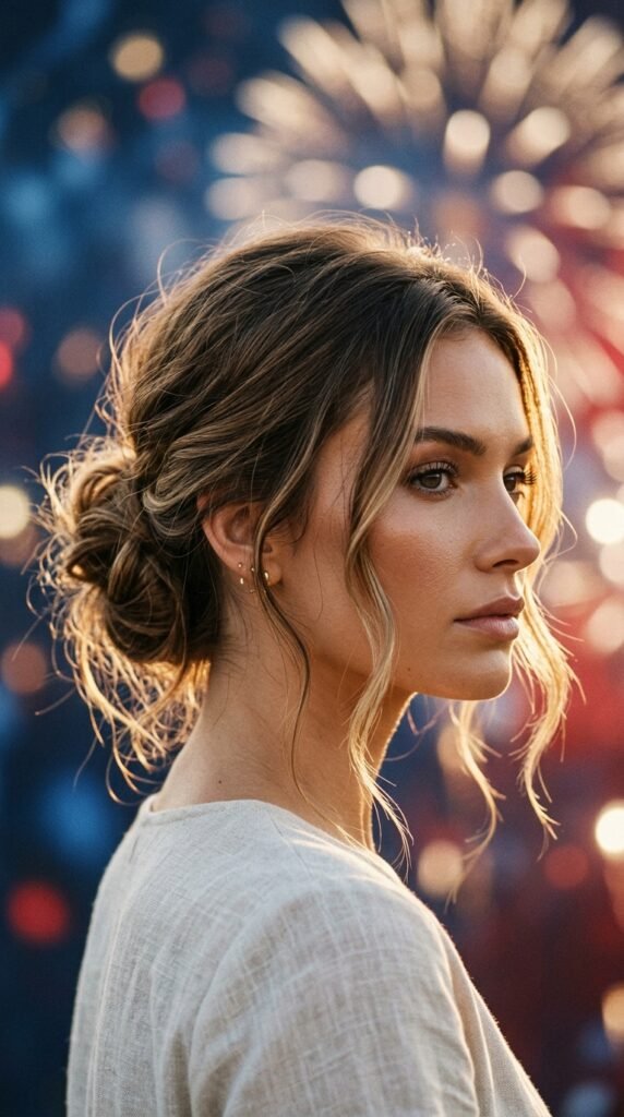 Messy_low_bun_hairstyle Messy_low_bun_hairstyle