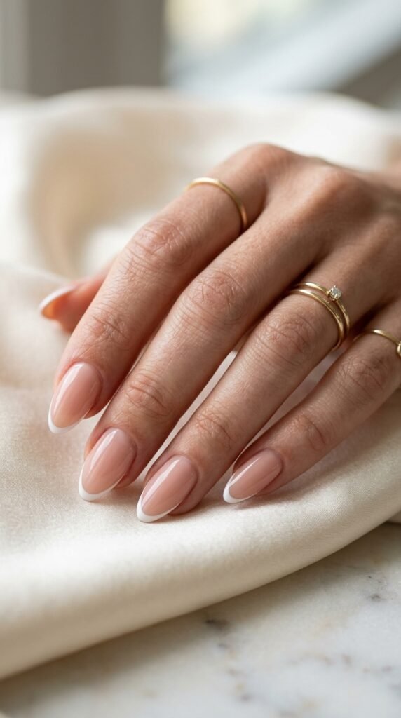 Micro_French_tips_manicure_ Micro_French_tips_manicure_