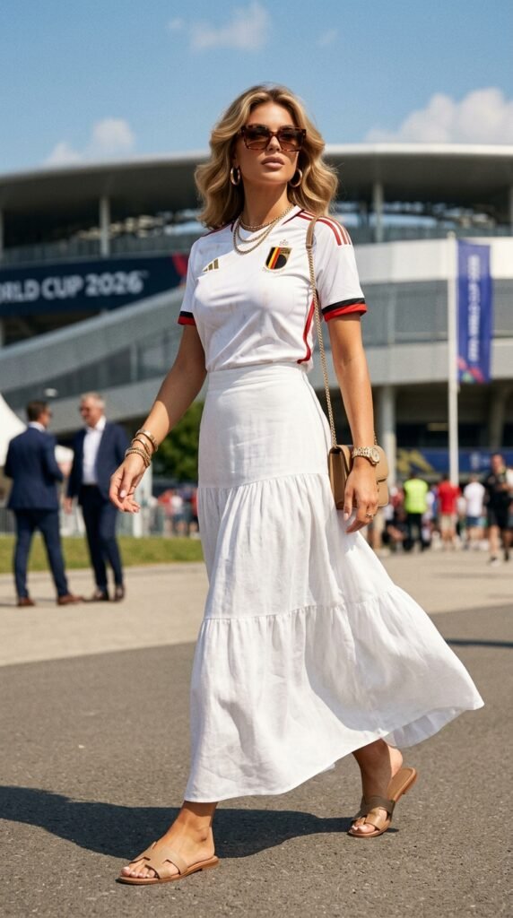 Model_wearing_skirt_and_jersey_ Model_wearing_skirt_and_jersey_