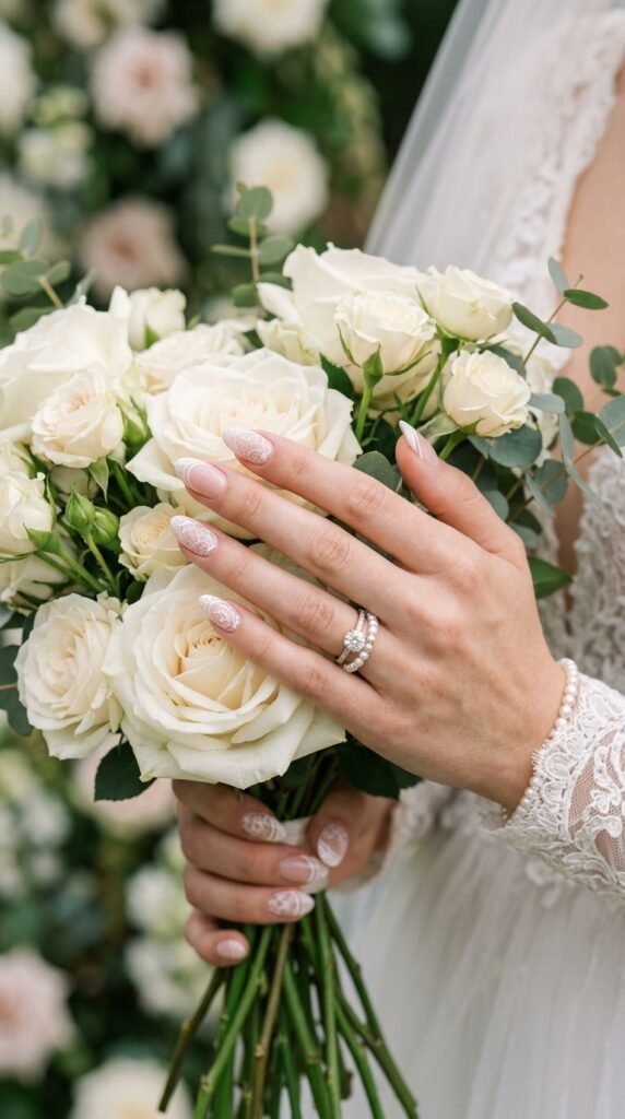 lace french tip lace french tip