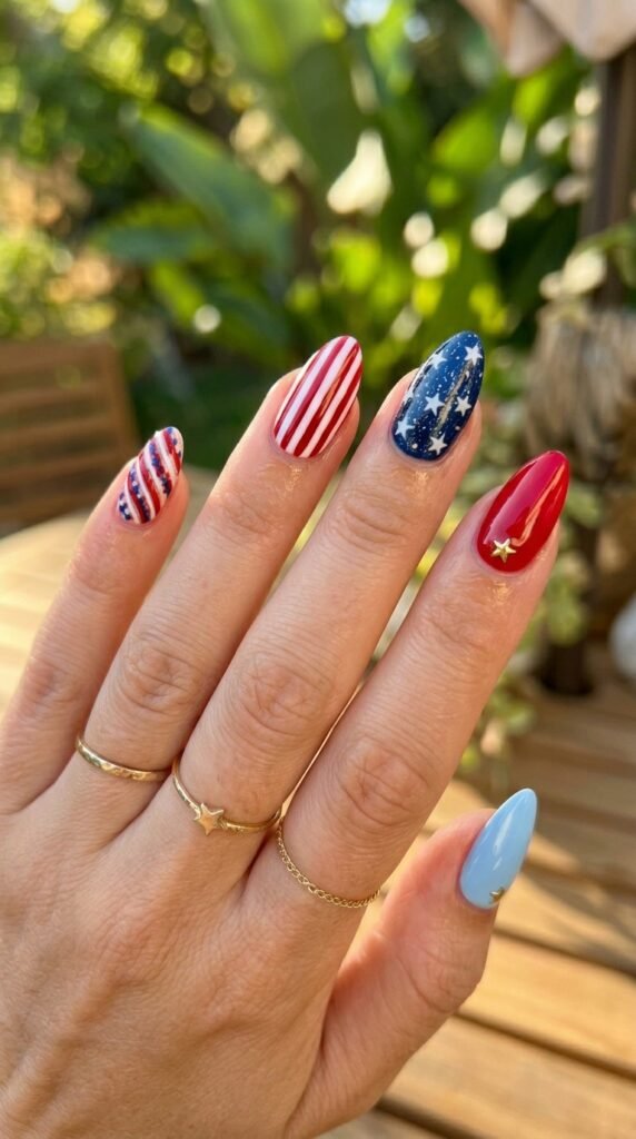 Nails_with_patriotic_design_4th july nails Nails_with_patriotic_design_4th july nails