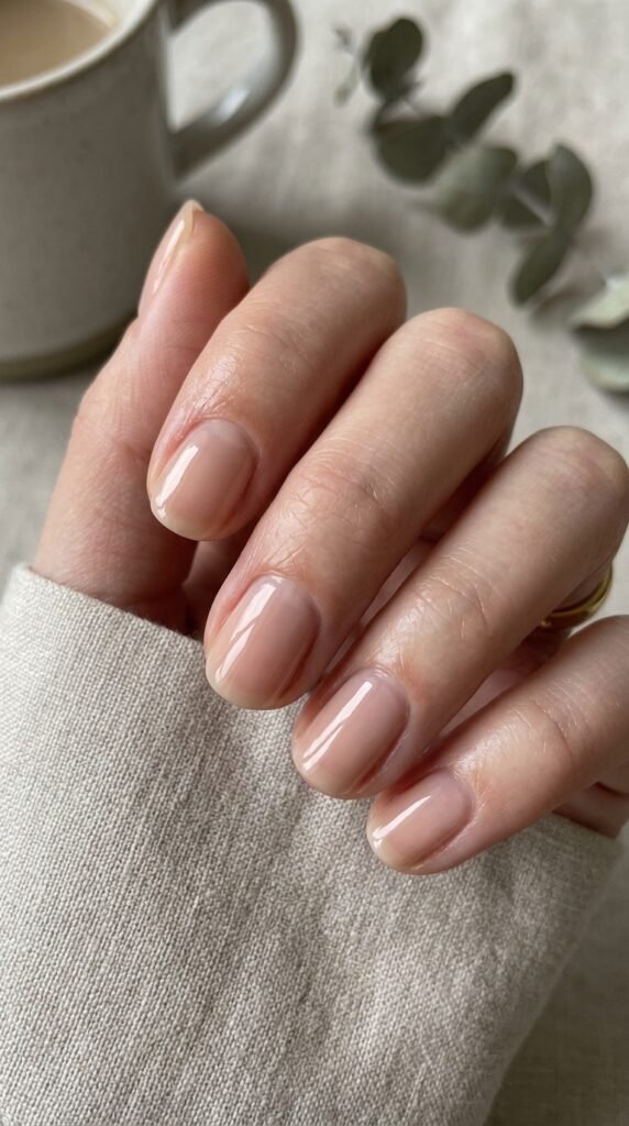 Sheer_nude_glossy_nails Sheer_nude_glossy_nails