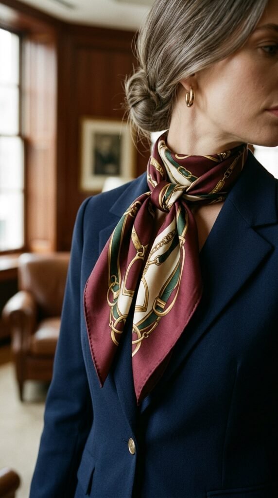 Silk_scarf_tied_around_neck Silk_scarf_tied_around_neck