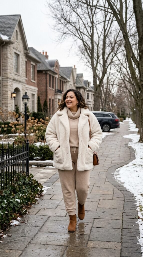 Sherpa Jacket + Neutral Basics Sherpa Jacket + Neutral Basics