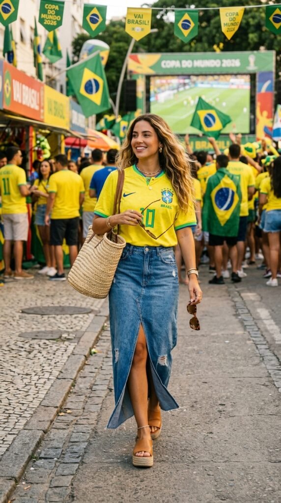 Woman_wearing_Brazil_jersey Woman_wearing_Brazil_jersey