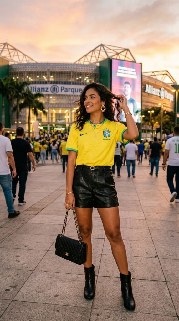Woman_wearing_Brazil_jersey Woman_wearing_Brazil_jersey