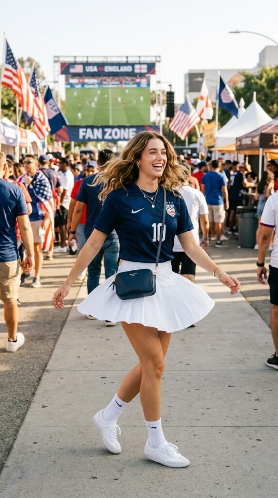Woman_wearing_USA_soccer_jersey_ Woman_wearing_USA_soccer_jersey_
