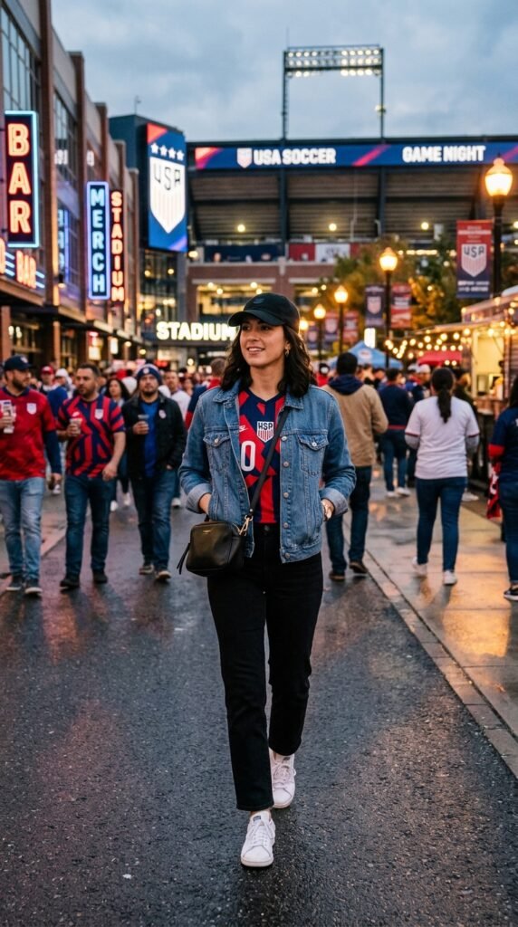 Woman_wearing_USA_soccer_jersey Woman_wearing_USA_soccer_jersey