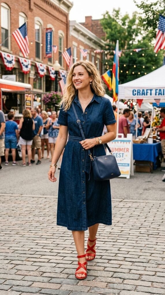 Woman_wearing_denim_dress Woman_wearing_denim_dress