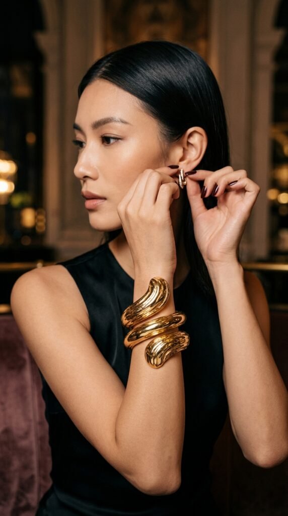 Woman_wearing_gold_cuff_bracelet Woman_wearing_gold_cuff_bracelet