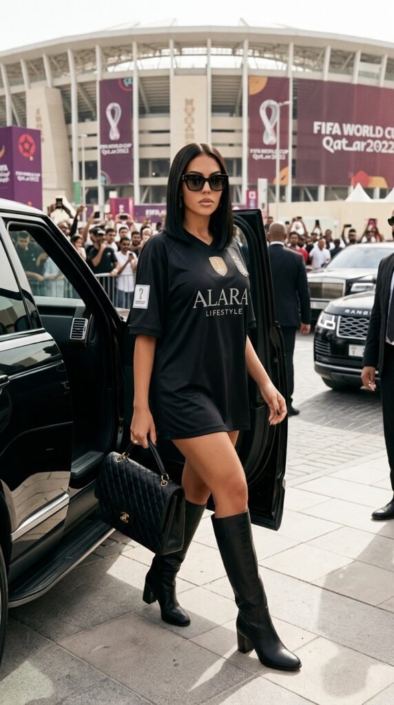 Woman_wearing_jersey_dress_boots_ Woman_wearing_jersey_dress_boots_