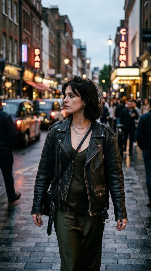 Woman_wearing_leather_jacket_ Woman_wearing_leather_jacket_