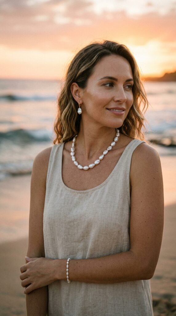 Woman_wearing_pearl_jewelry Woman_wearing_pearl_jewelry