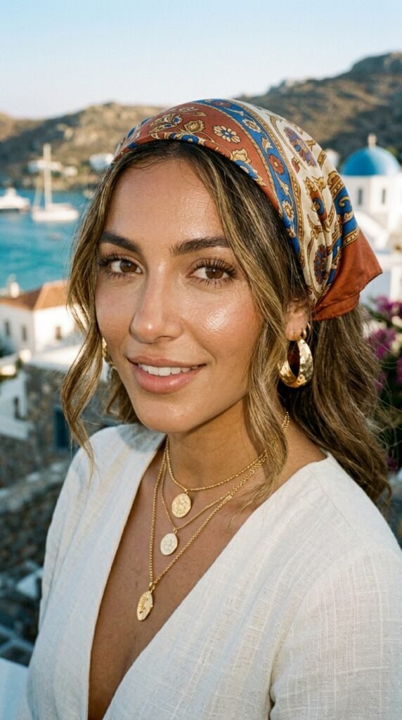 Woman_wearing_silk_bandana Woman_wearing_silk_bandana