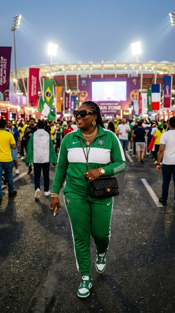 Woman_wearing_soccer_tracksuit_ Woman_wearing_soccer_tracksuit_