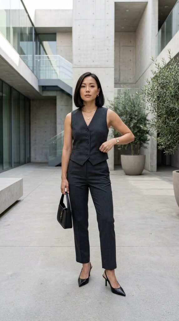 Woman_wearing_tailored_vest_trousers Woman_wearing_tailored_vest_trousers