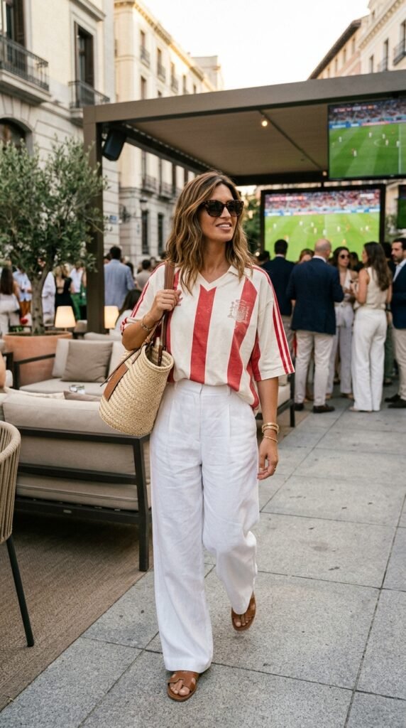 Woman_wearing_wide-leg_trousers_ Woman_wearing_wide-leg_trousers_