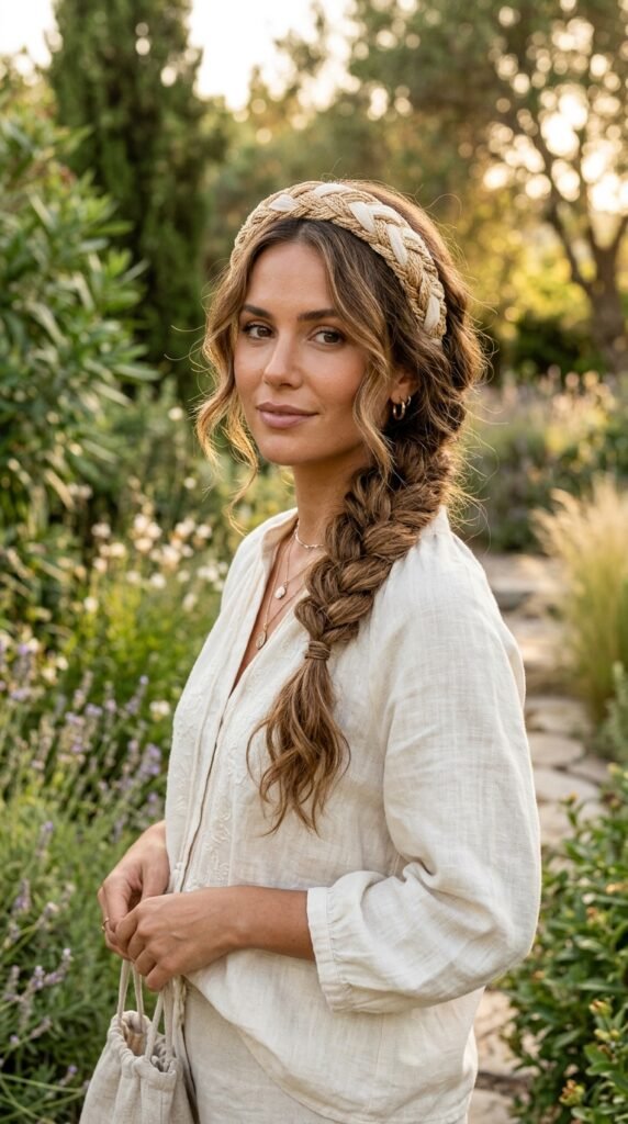 Woman_with_braid_and_headband_ Woman_with_braid_and_headband_