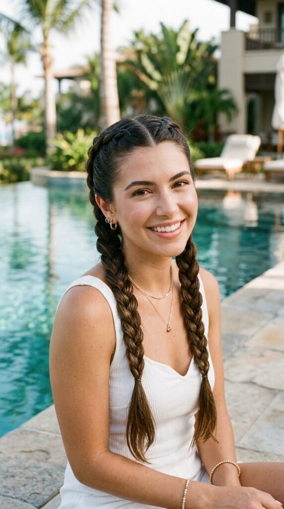 Woman_with_double_braided_pigtails_ Woman_with_double_braided_pigtails_