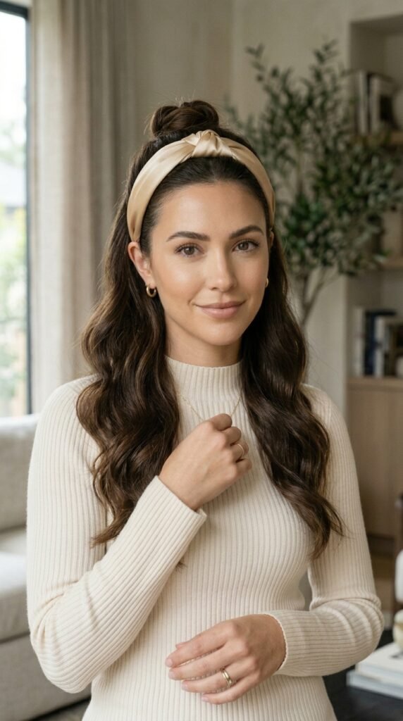 Woman_with_headband_hairstyle Woman_with_headband_hairstyle
