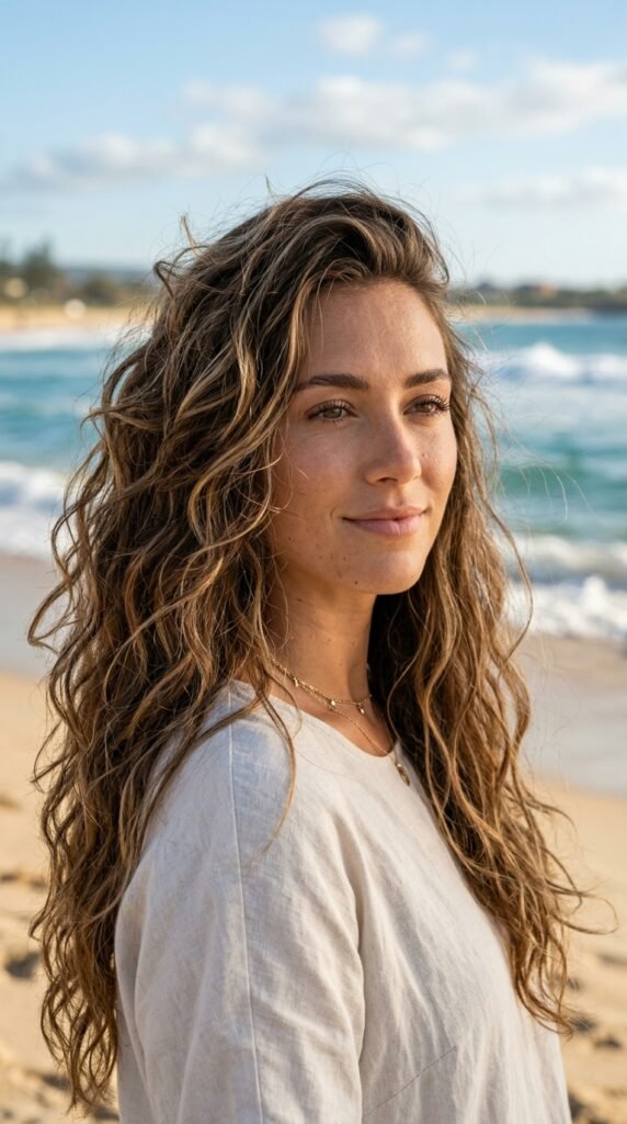 Woman_with_loose_beach_waves_ Woman_with_loose_beach_waves_