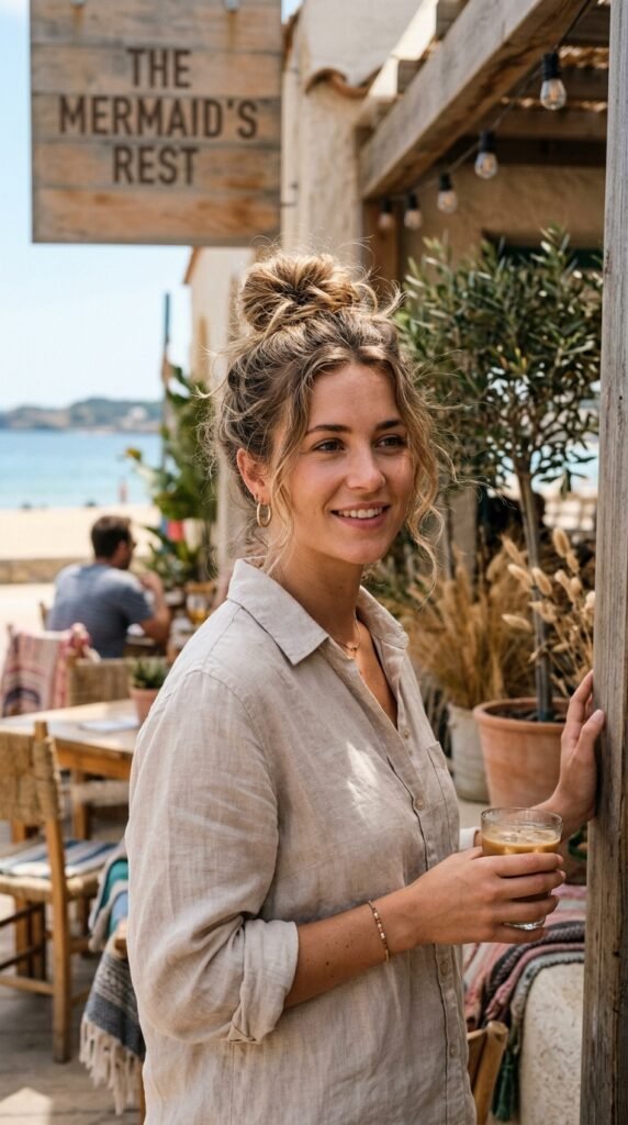 Woman_with_messy_top_knot_ Woman_with_messy_top_knot_
