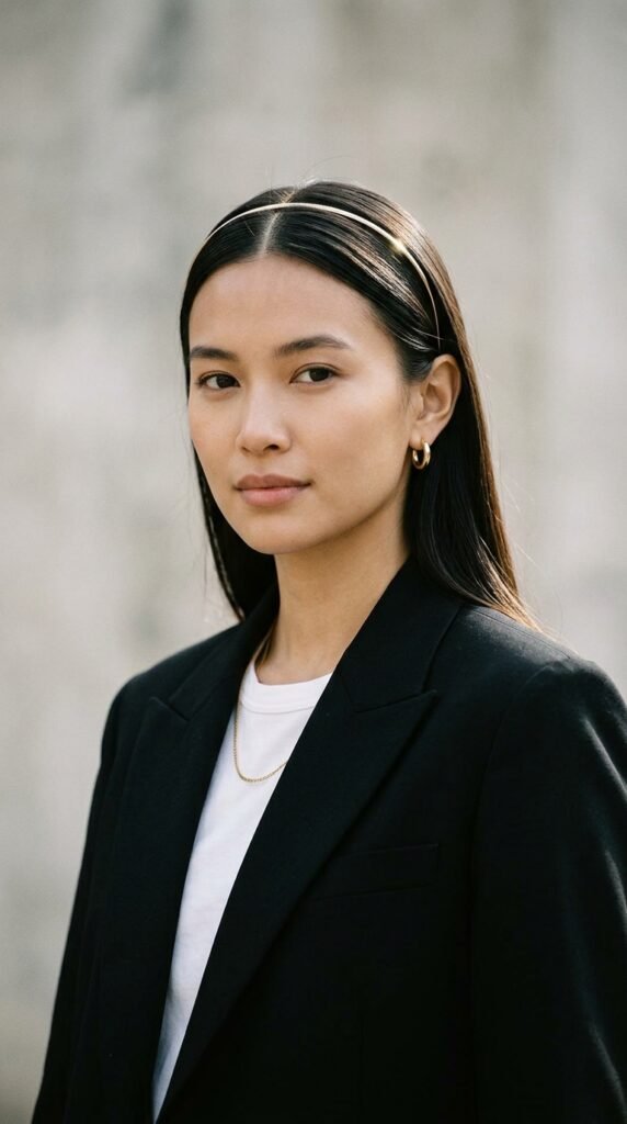 Woman_with_middle_part_hair Woman_with_middle_part_hair