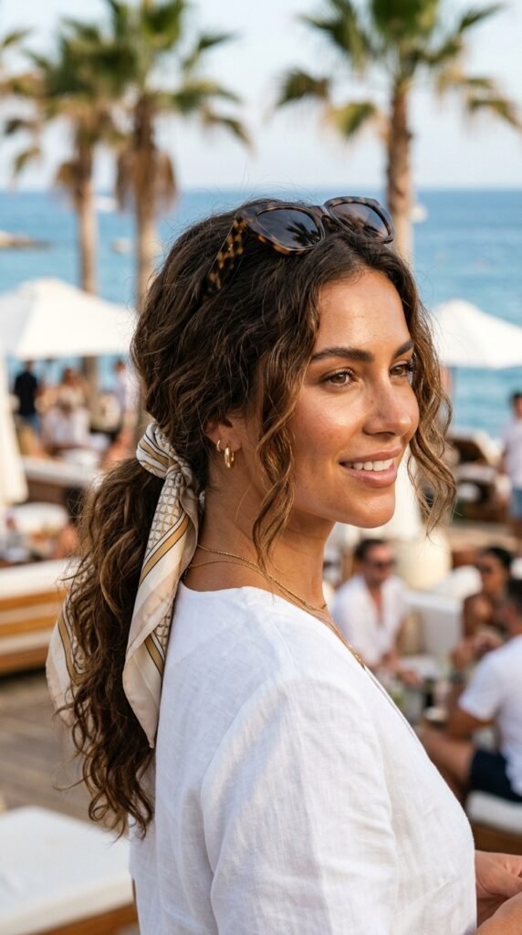 Woman_with_ponytail_and_scarf_ Woman_with_ponytail_and_scarf_