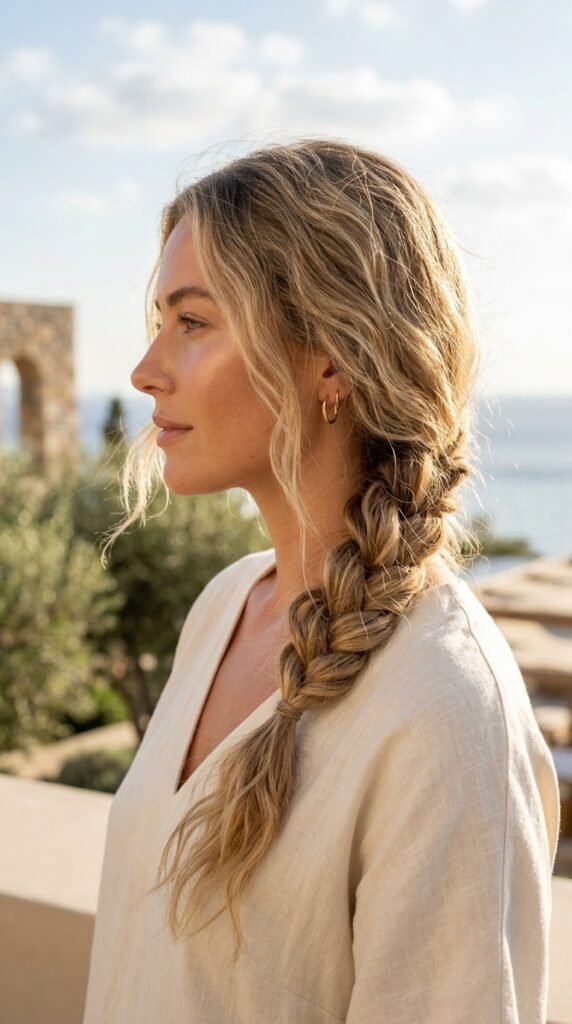Woman_with_textured_side_braid_ Woman_with_textured_side_braid_