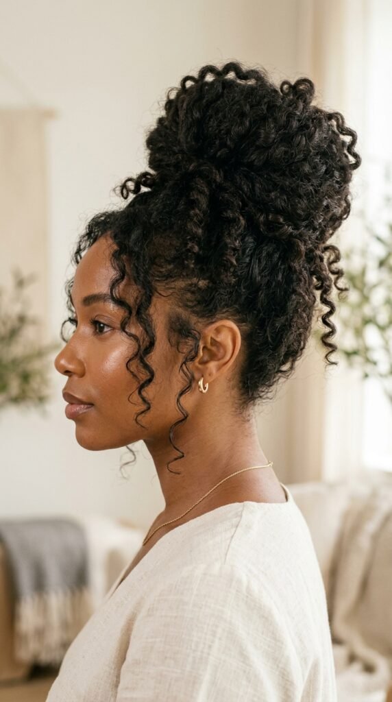Woman_with_textured_top_knot_ Woman_with_textured_top_knot_