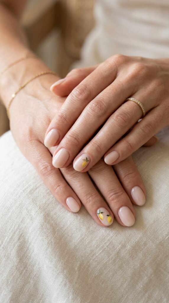 5._Tiny_Lemon_Accent_Nails_ 5._Tiny_Lemon_Accent_Nails_