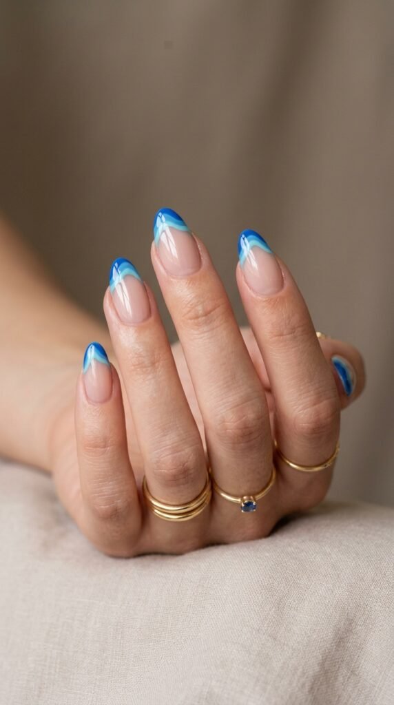 Blue_wave_French_tips_nails Blue_wave_French_tips_nails