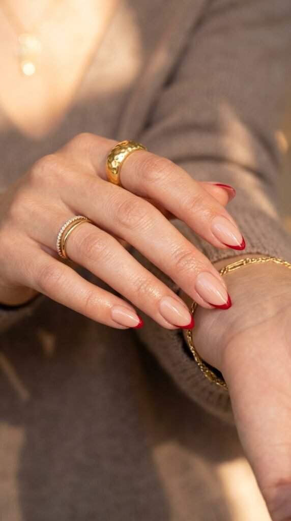 Cherry_red_micro_French_tips Cherry_red_micro_French_tips