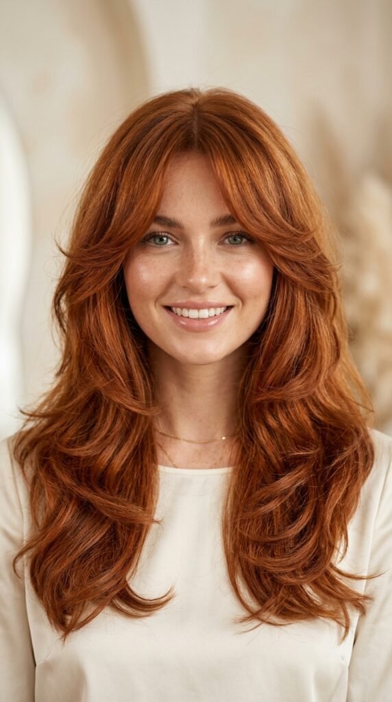 Cinnamon_copper_hair_blowout_ Cinnamon_copper_hair_blowout_