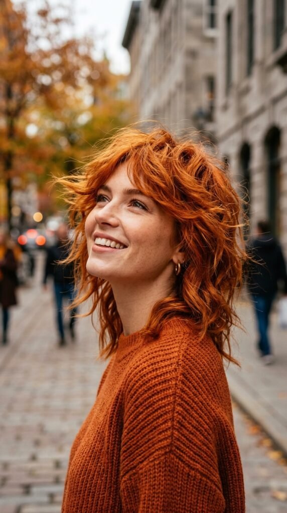 Copper_shag_haircut_textured_layers Copper_shag_haircut_textured_layers
