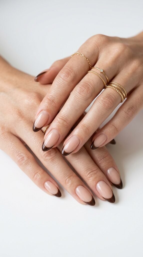 Espresso_latte_manicure_almond_nails Espresso_latte_manicure_almond_nails