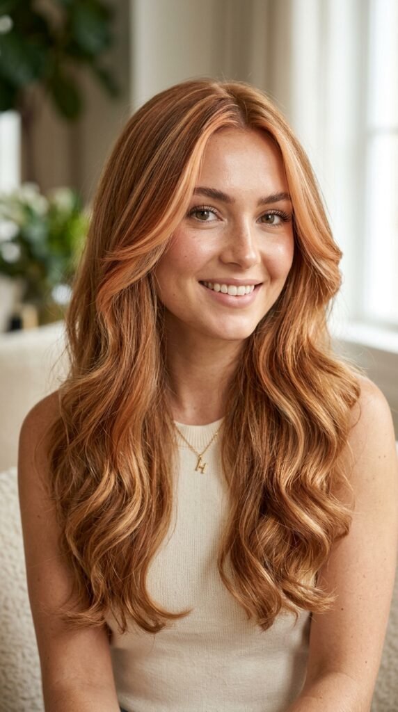 Face-framing_strawberry_blonde_highlights Face-framing_strawberry_blonde_highlights