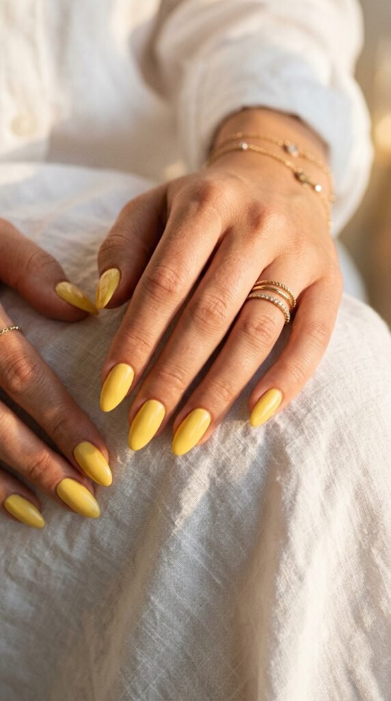 butter yellow gloss nails butter yellow gloss nails