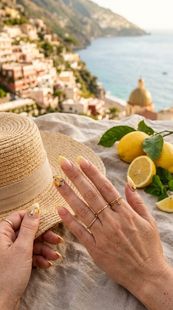 Feminine_hands_with_lemon_Frenchtips Feminine_hands_with_lemon_Frenchtips