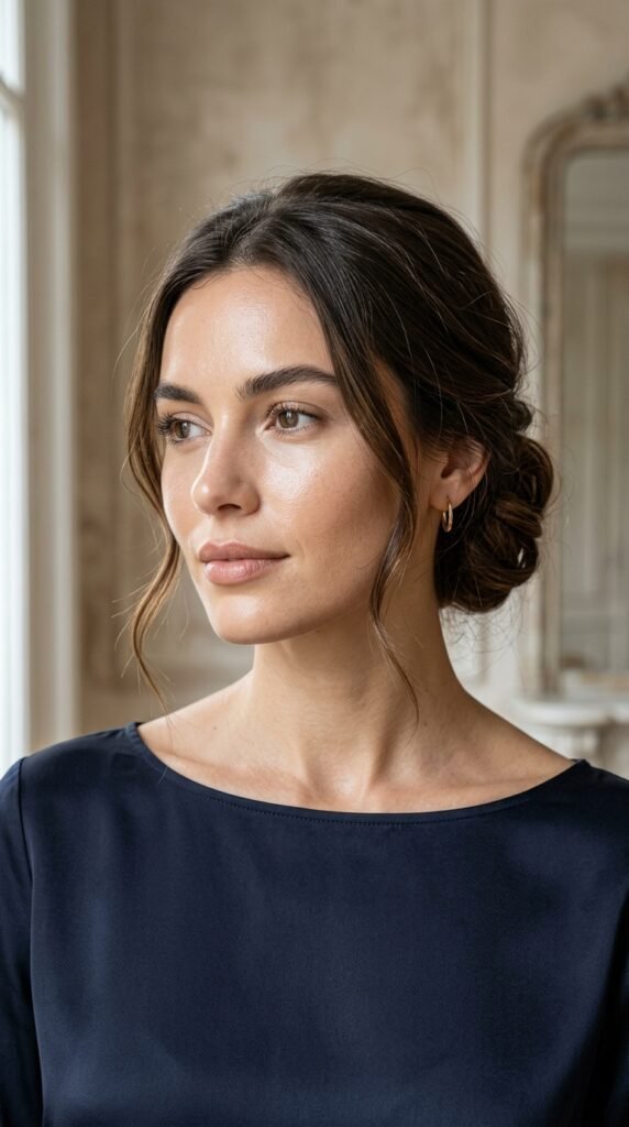 French-inspired_chignon_hairstyle French-inspired_chignon_hairstyle