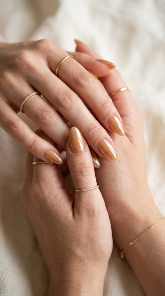 Glazed_caramel_macchiato_nails_ Glazed_caramel_macchiato_nails_