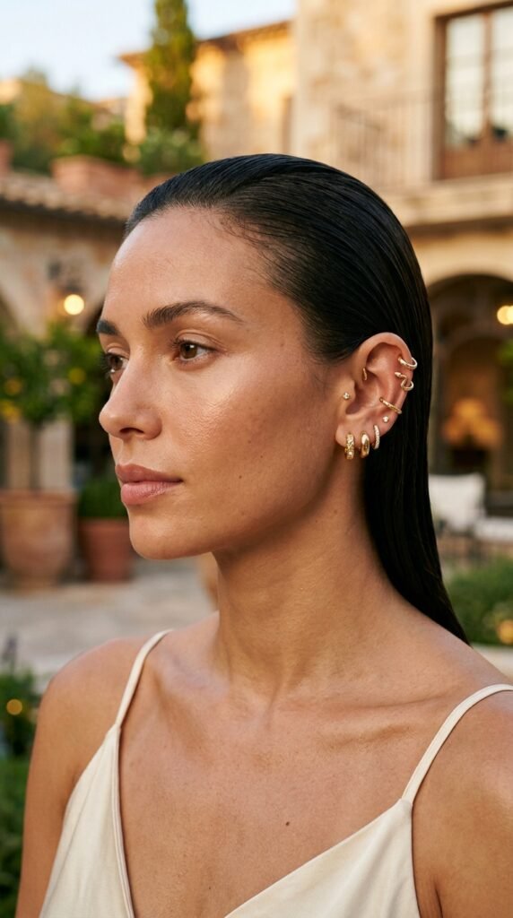 Gold_earring_stack_on_ear Gold_earring_stack_on_ear