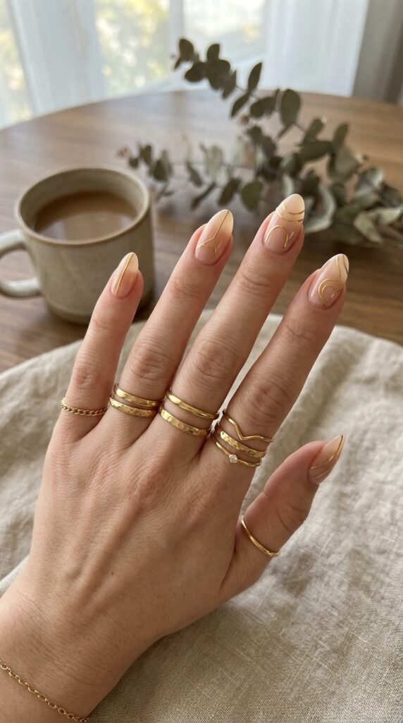 Gold_line_nail_art_ Gold_line_nail_art_