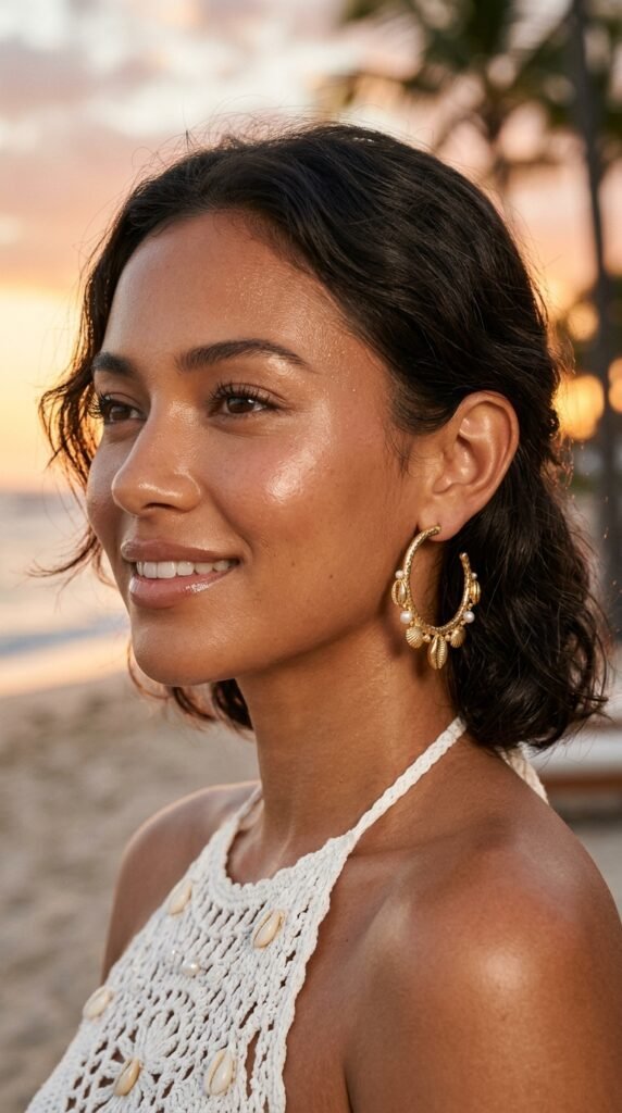 Gold_shell_hoop_earrings Gold_shell_hoop_earrings
